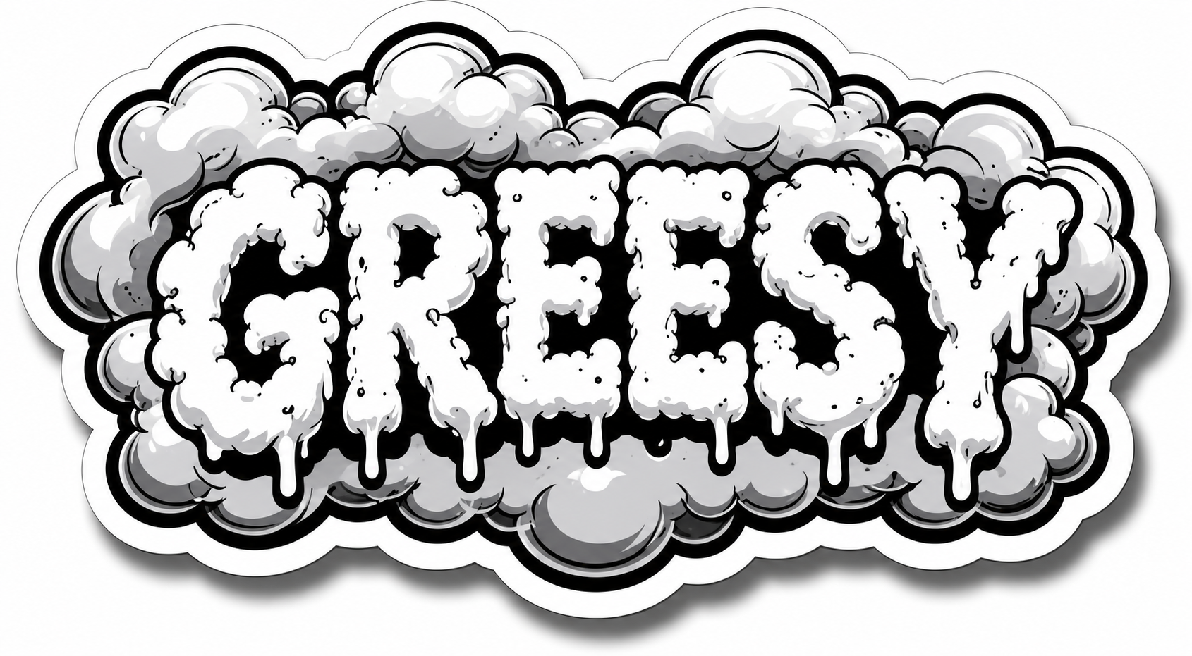 Clouded Sticker