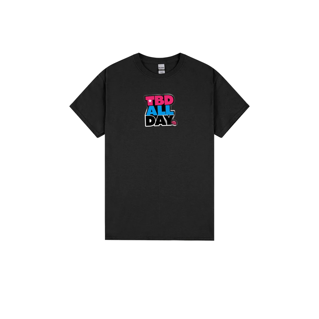 Black front flat lay