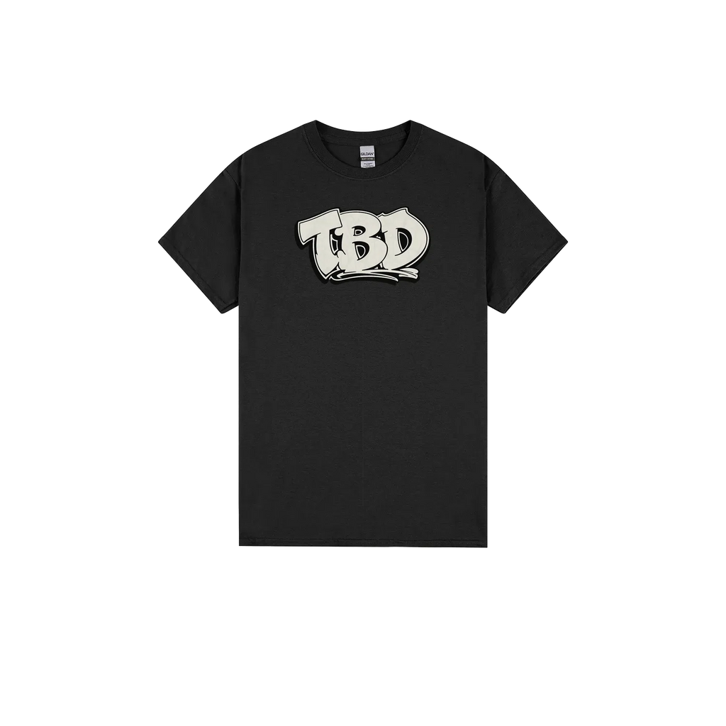 Black front flat lay
