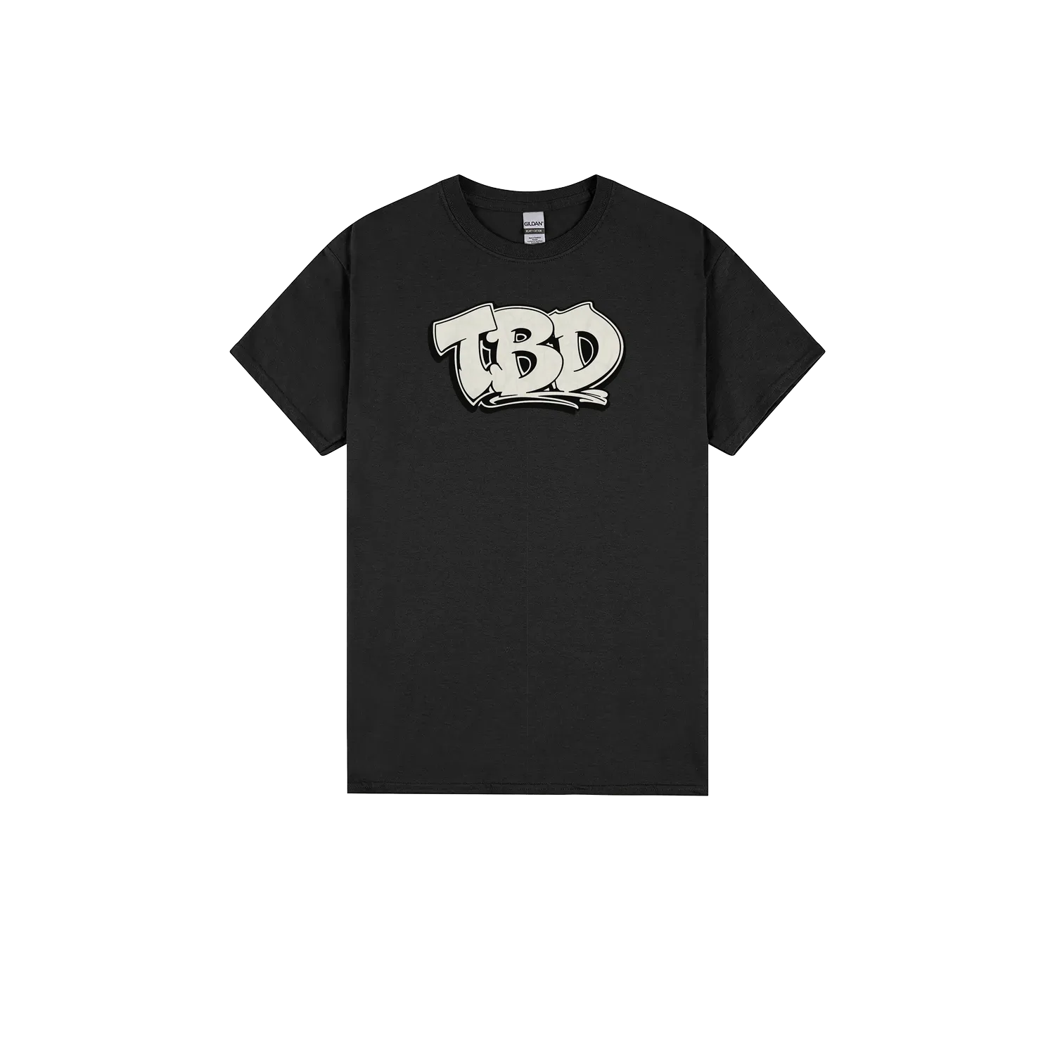 Black front flat lay