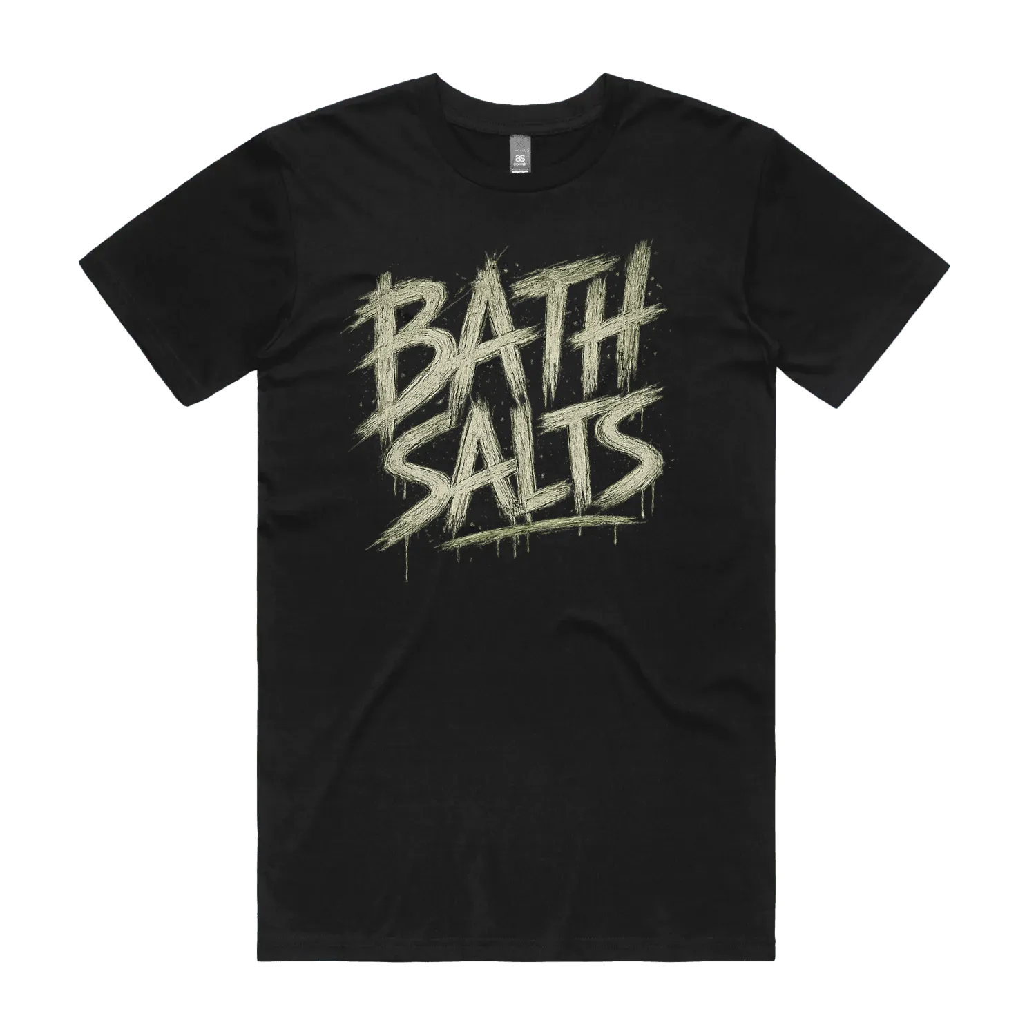 Black front flat lay