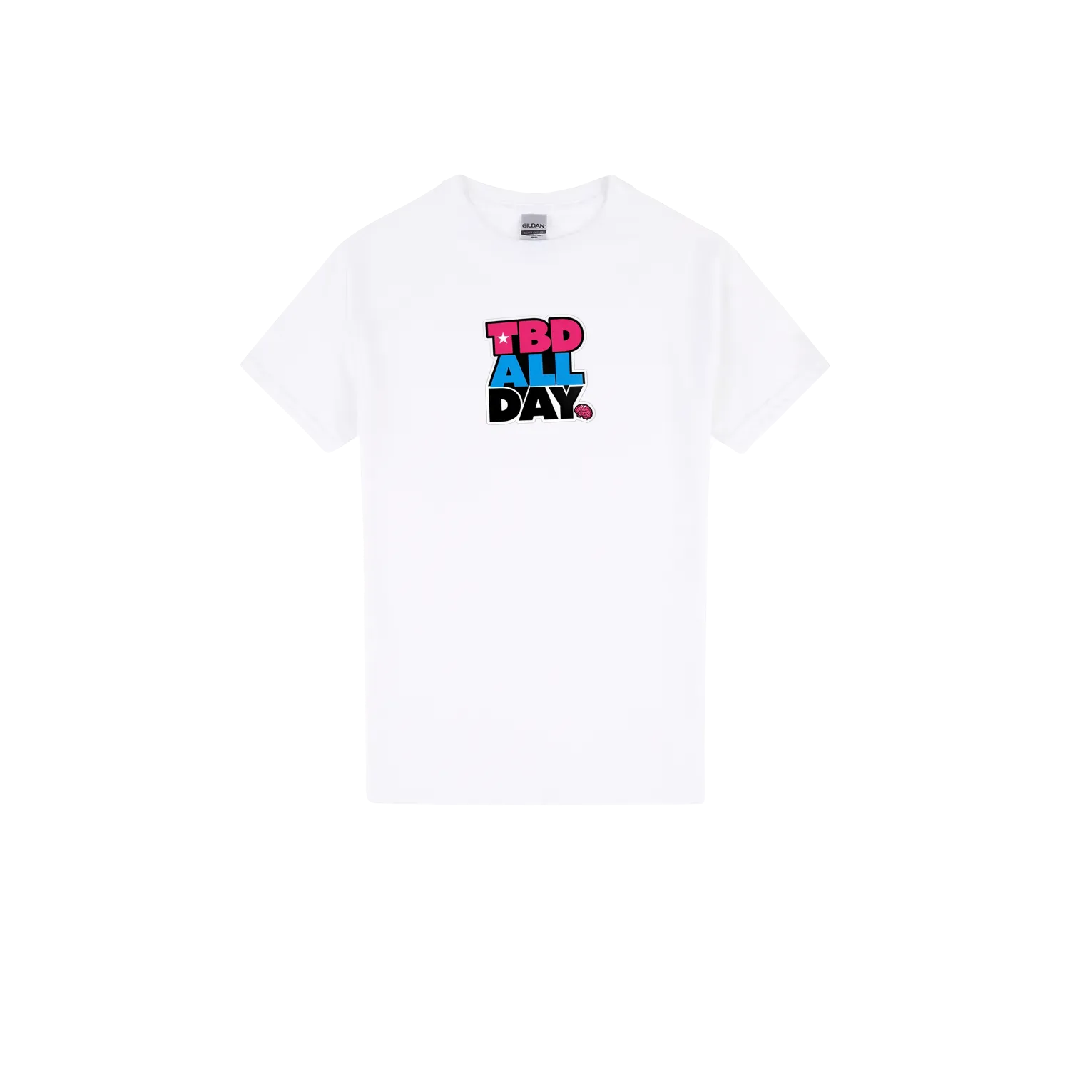 White front flat lay